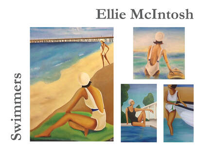 Ellie McIntosh, Swimmers, Vogue, Vintage, Beach Art, Coastal Art, Coastal Style, Surf, Boat, Beach, St Augustine